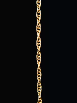 permanent jewelry wheat chain