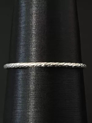 Crinkled Sterling Silver Ring