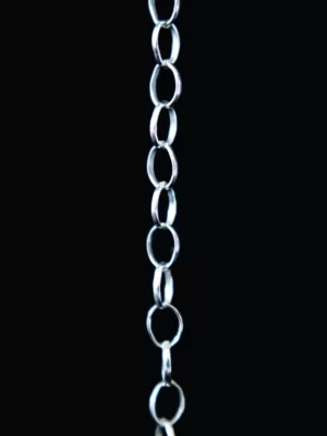 thin rollo chain bracelet,
