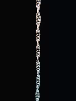 Wheat Chain permanent jewelry san diego