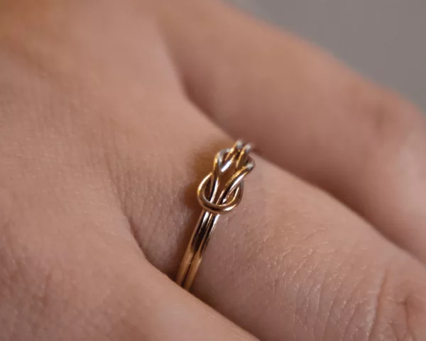 14K Gold filled Braided ring