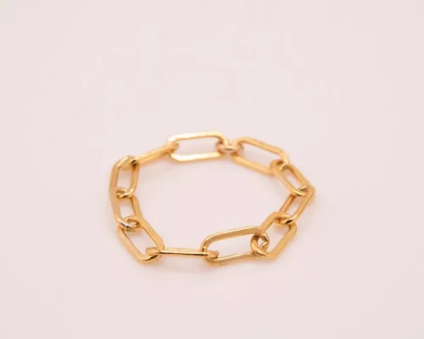 Paperclip Chain Ring