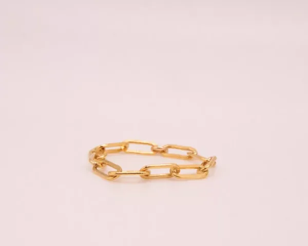 Paperclip Chain Ring