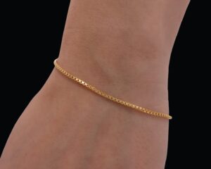 box chain bracelet