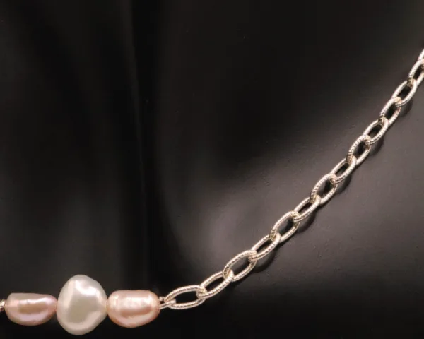 925 Sterling Silver - Ava Necklace + Freshwater Pearls