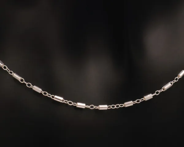 925 Sterling Silver -Barrel Necklace