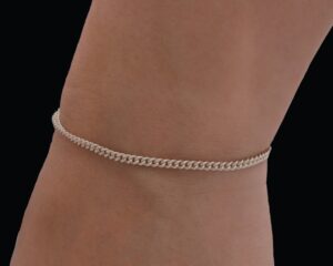 925 Sterling silver Curb Chain Bracelet