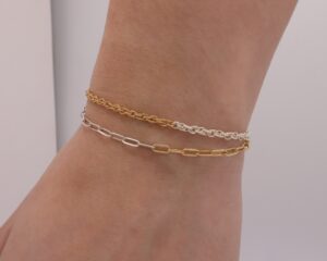 Dual Tone DNA Bracelet