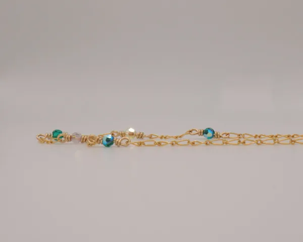 Swarovski crystal Beads with 14k gold filled jewelry