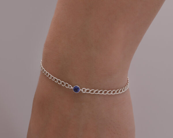 925 Sterling Silver bracelet with CZ crystal