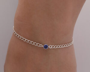 925 Sterling Silver bracelet with CZ crystal