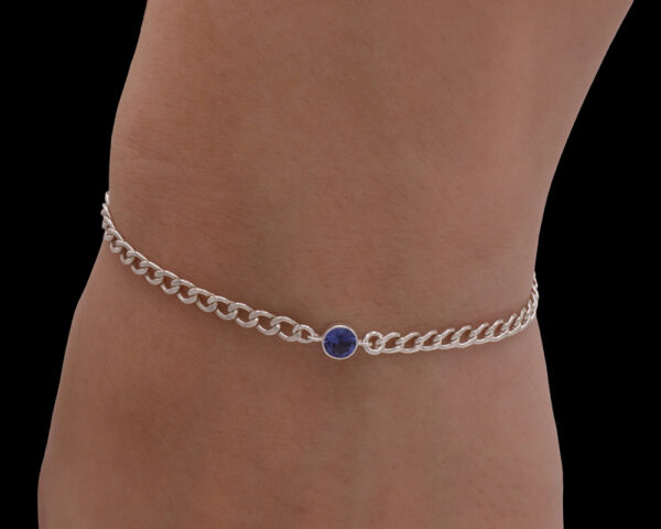 925 Sterling Silver bracelet with CZ crystal