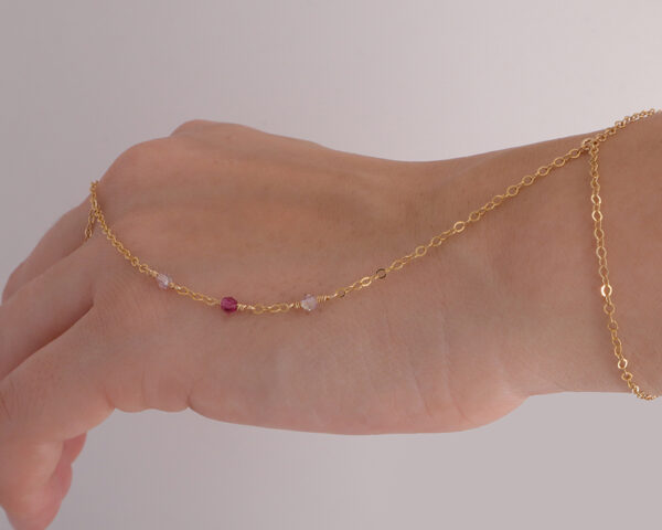 Custom HandChain - Handmade jewelry - handmade hand chain in San Diego