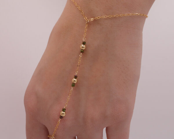 Custom HandChain - Handmade jewelry - handmade hand chain in San Diego