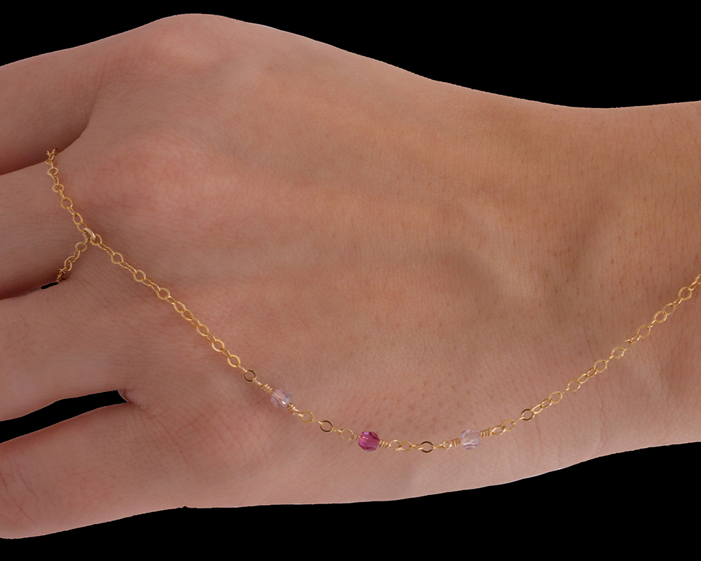 Custom HandChain - Handmade jewelry - handmade hand chain in San Diego