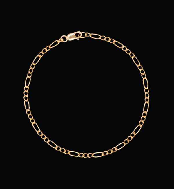 Custom Figaro charm bracelet