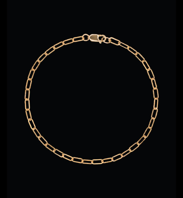 Paperclip charm bracelet