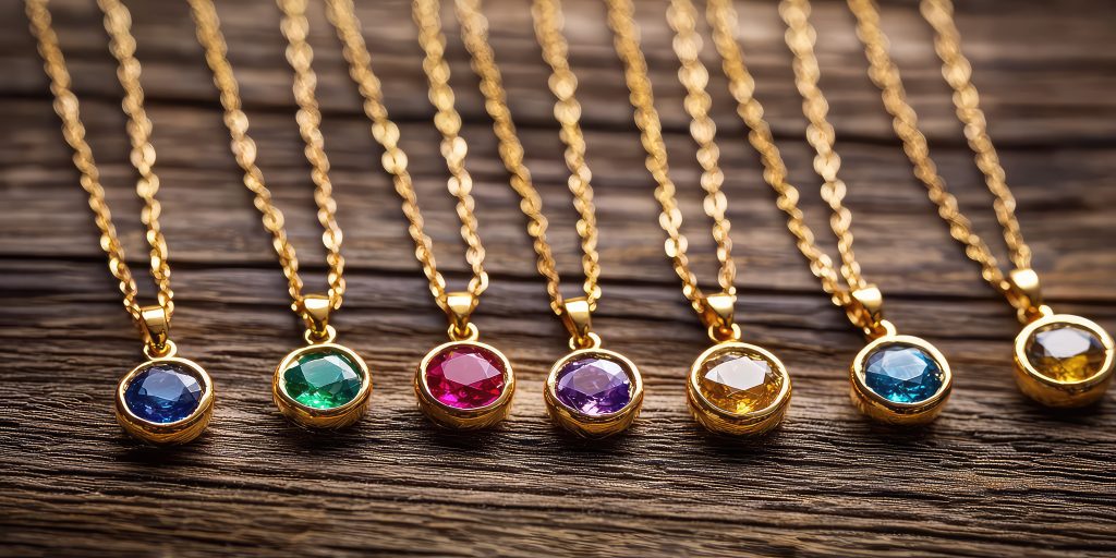 PurlyNude - Permanent Jewelry | Custom Jewelry 3 Custom birthstone jewelry in gold