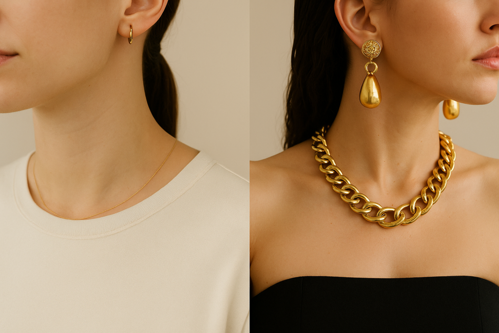 PurlyNude - Permanent Jewelry | Custom Jewelry 4 minimalist vs statement